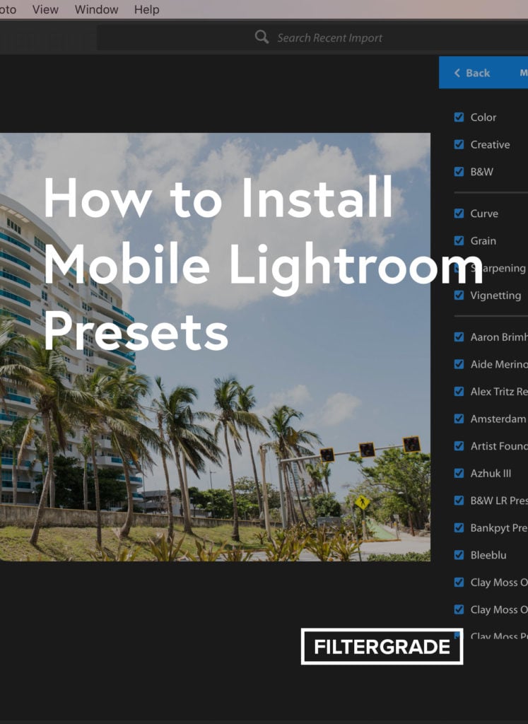 how to use downloaded presets on lightroom 5