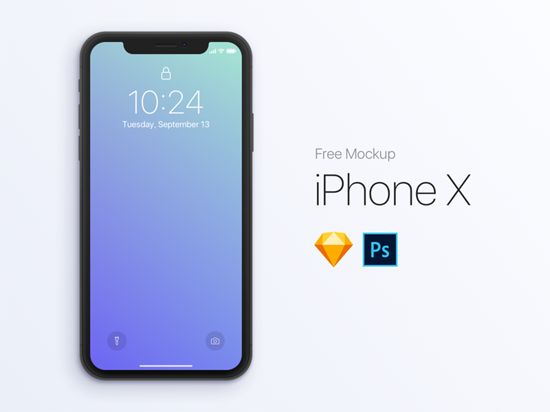 free iphone x mockup