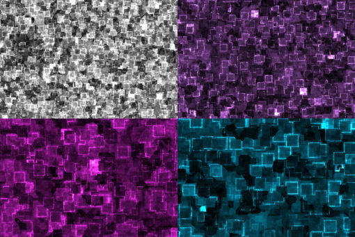 20 Cyber Square Lights Backgrounds - Image 5