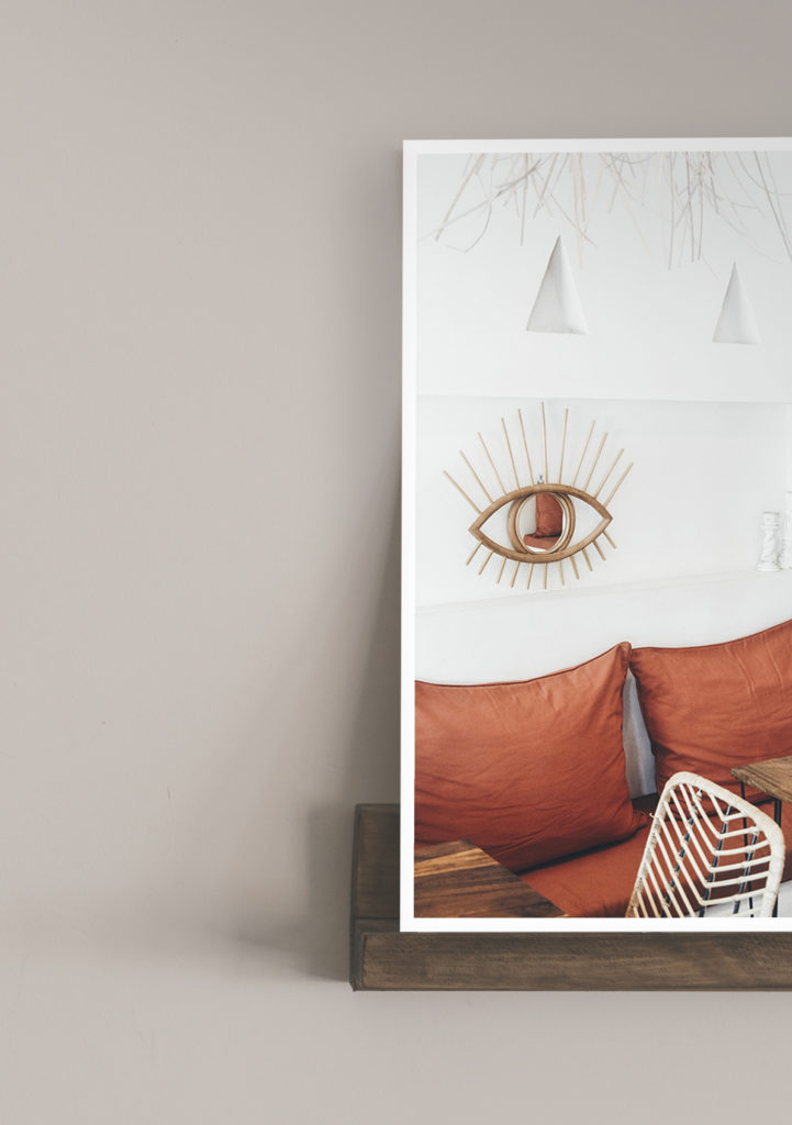 Frame Mockup 66, Portrait Poster Mockup, Styled Thin
