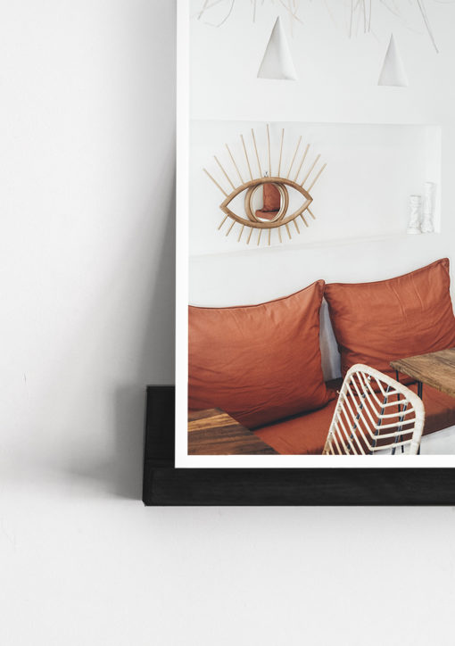 Frame Mockup #67, Portrait Poster Frame Mockup, Styled Thin Frame Mock Up, A5 Wall Art Display, PSD+Smart Object - Image 5