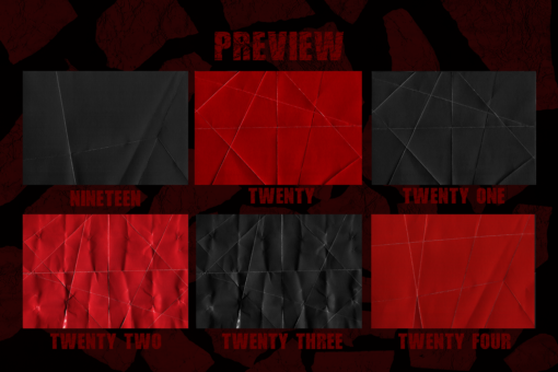 30 VHS Textures black paper scratch photoshop overlays halloween - Image 5