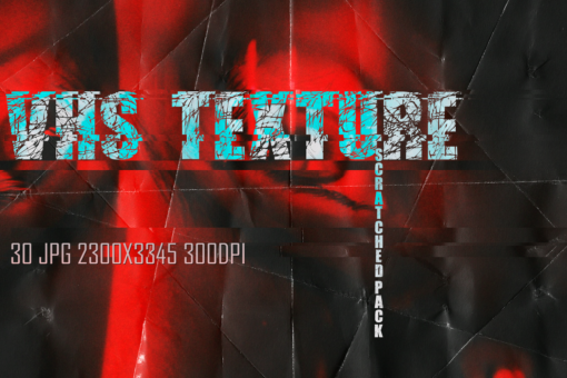 30 VHS Textures black paper scratch photoshop overlays halloween - Image 10