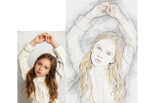 Modern Sketch Photoshop Action - Image 4