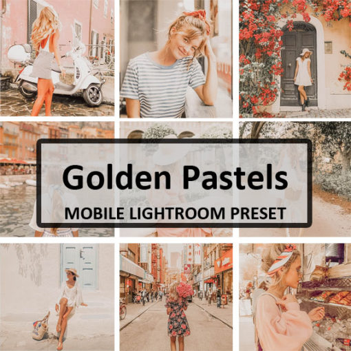 Golden Pastels Mobile Lightroom Preset