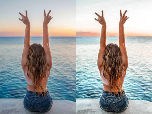 8 Blue Beach Mobile & Desktop Lightroom Preset Pack - Image 5