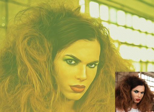 Vintage Oil Effect PS Action - Image 3