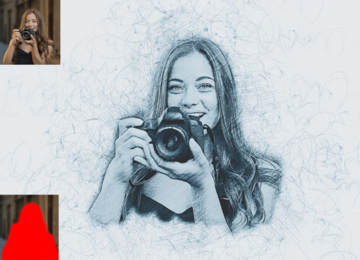 Real Hand Drawn Photoshop Action - Image 10