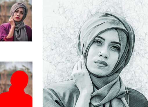 Real Hand Drawn Photoshop Action - Image 11