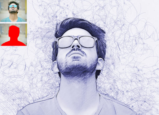 Real Hand Drawn Photoshop Action - Image 8
