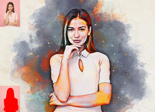 Watercolor Art Photoshop Action - Image 9