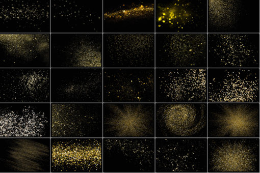 45 Blowing Glitter Photoshop Overlays, Confetti Photoshop overlay - Image 6