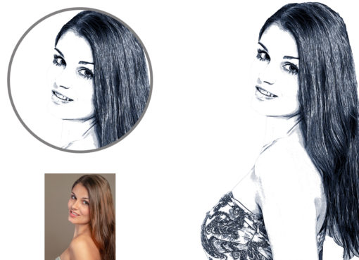Clean Sketch Photoshop Action - Image 3