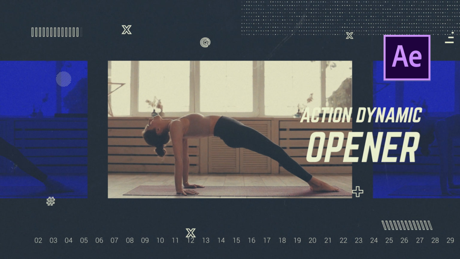 Sport Intro After Effects template FilterGrade
