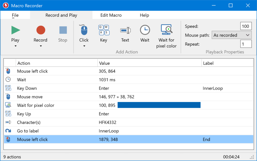 macro recorder editor