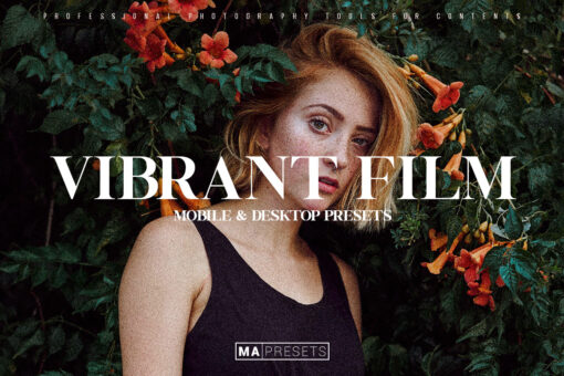 10 VIBRANT FILM - Mobile & Desktop Lightroom Presets
