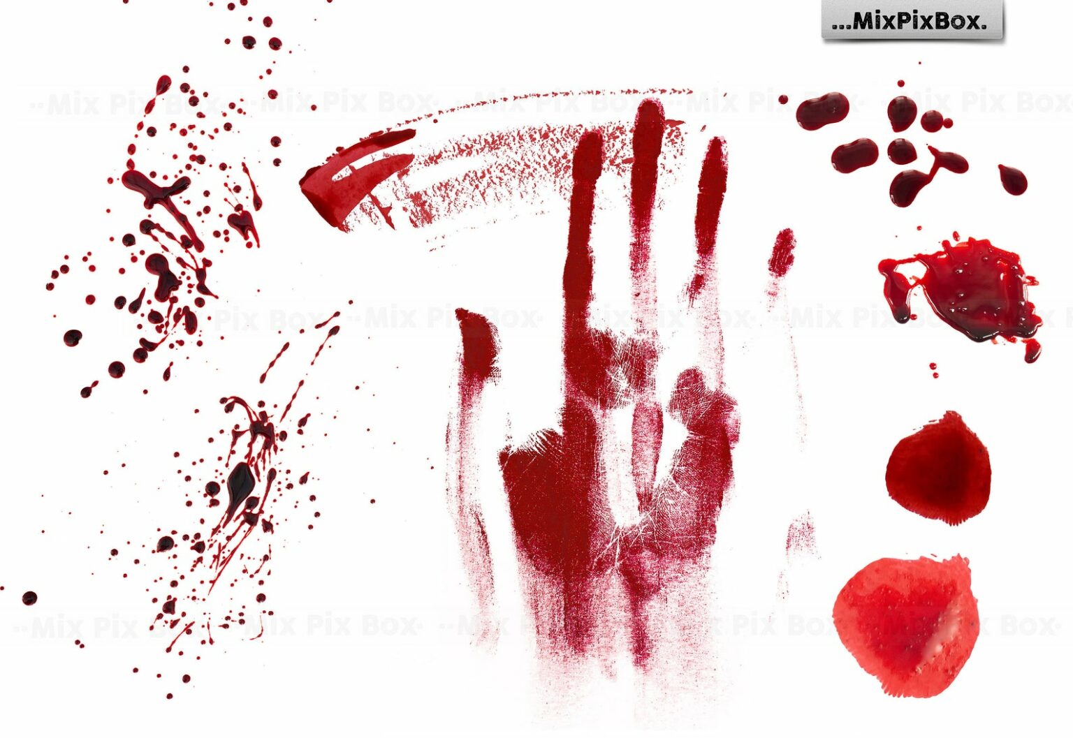 Blood Photo Overlays - FilterGrade