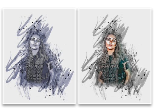 Ink Poster Art Photoshop Action - Image 8
