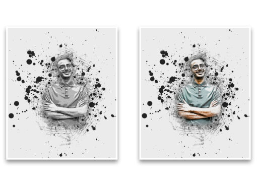 Ink Poster Art Photoshop Action - Image 9