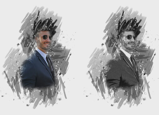 Ink Poster Art Photoshop Action - Image 11
