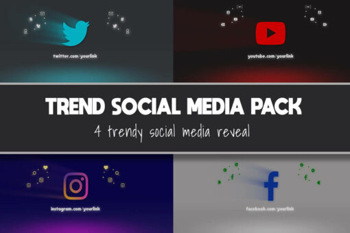 Trend Social Medias Pack