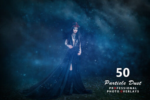 50 Particle Dust Photo Overlays
