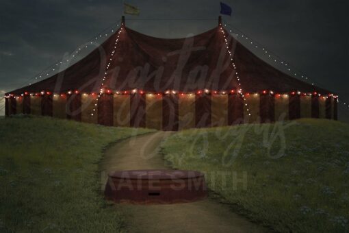 Circus on the Hill Digital Backdrop / Background - Image 3