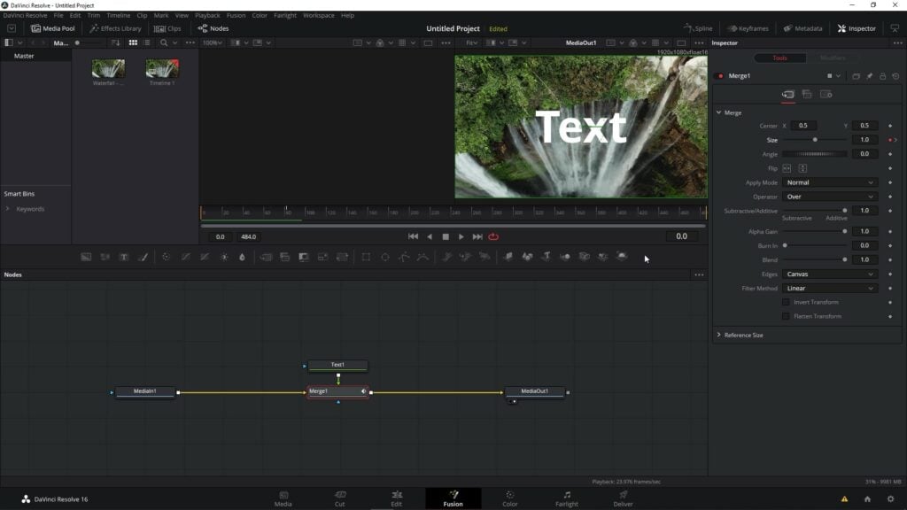 DaVinci Resolve Titles and Animation Basics FilterGrade