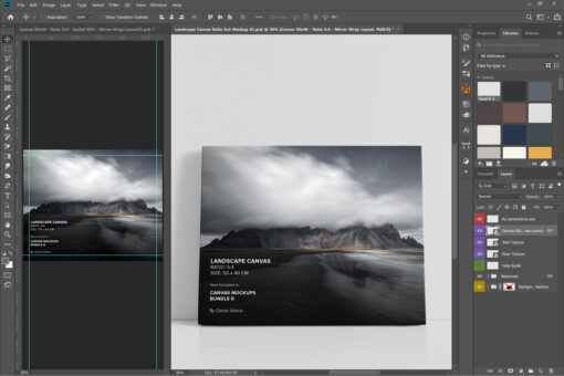 Landscape Canvas Ratio 5x4 Mockup 01 - Image 2