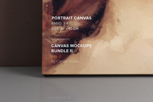 Portrait Canvas Ratio 3x4 Mockup 01 - Image 6