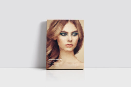 Portrait Canvas Ratio 3x4 Mockup 01 - Image 3