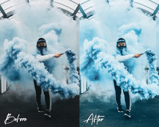 6 Lightroom Presets for Mobile & Desktop, Pastel Blue Presets - Image 4