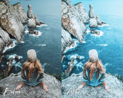 6 Lightroom Presets for Mobile & Desktop, Pastel Blue Presets - Image 7