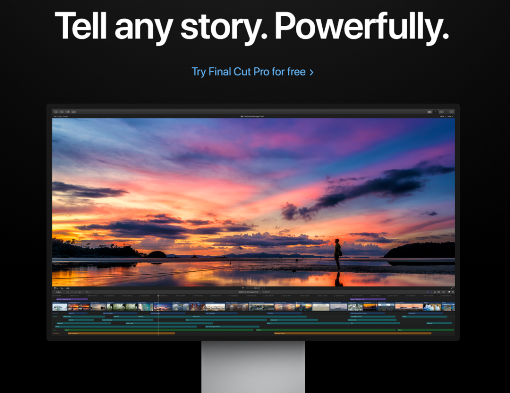 final cut pro x video editor