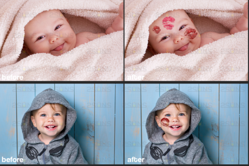 Valentine overlay & Kiss border overlays,Valentine - Image 2
