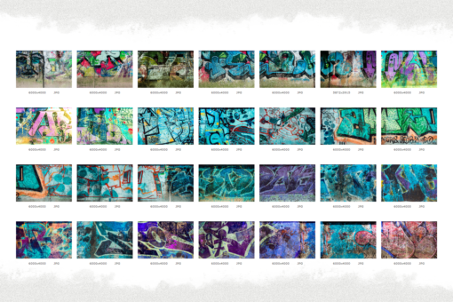 Graffiti font overlay & Urban textures,Grunge photoshop textures - Image 3