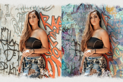 Graffiti font overlay & Urban textures,Grunge photoshop textures - Image 8