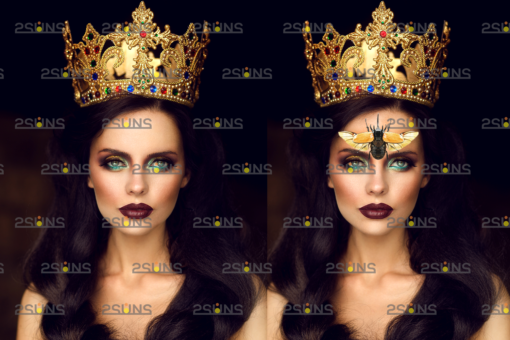 Halloween overlay&Halloween clipart,Skull png overlays - Image 5