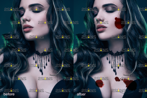 Halloween overlay&Halloween clipart,pumpkin overlay,blood - Image 7