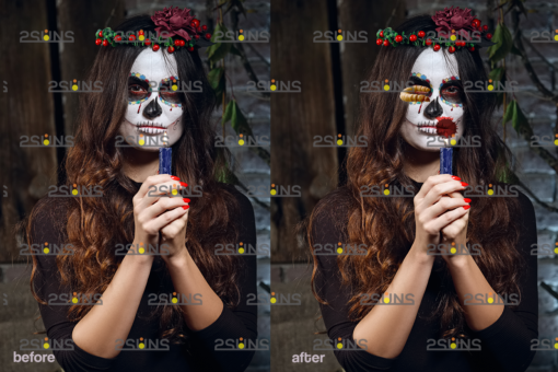 Halloween overlay&Halloween clipart,pumpkin overlay,blood - Image 9