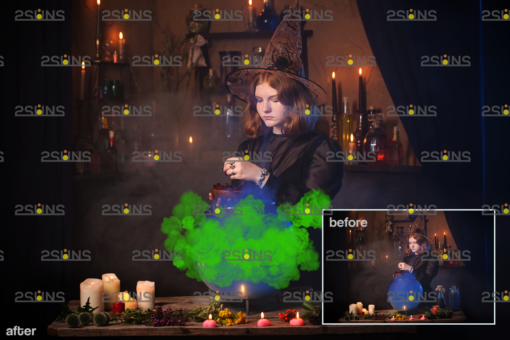 Halloween photoshop overlay & Halloween clipart: Fog/smoke - Image 7