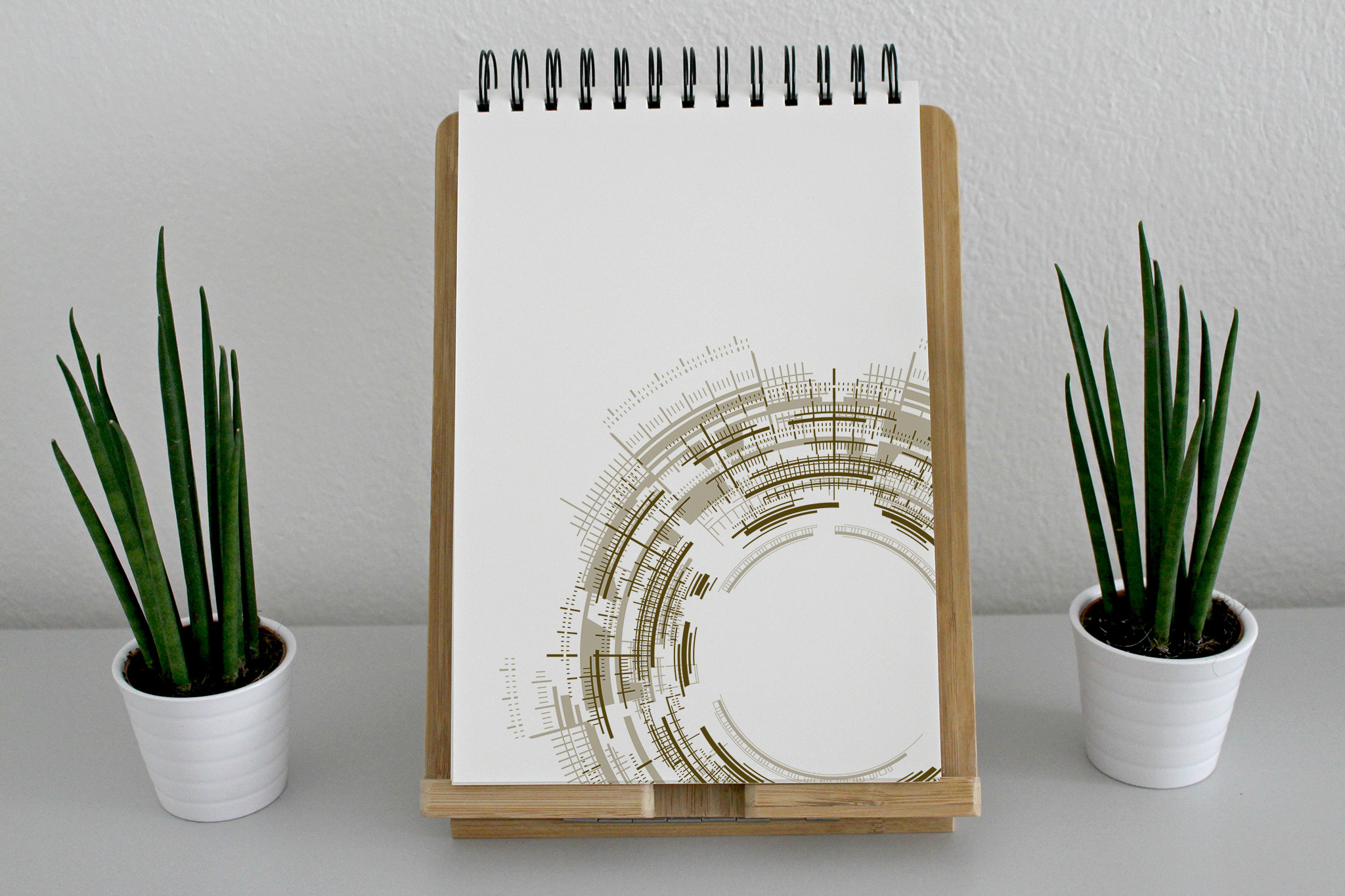 52 Complex Futuristic Circle Brushes - FilterGrade