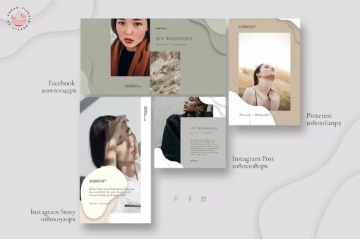 IVY - Minimal Organic Social Kit - Image 11