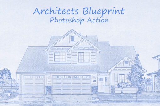 Architects Blueprint - Photoshop Action - Image 3