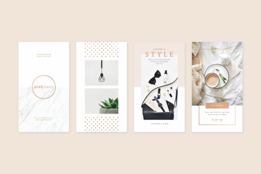 Instagram Stories Deserts Pack - Photoshop - Image 8