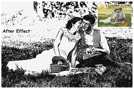 Novel Illustrations - Photoshop Action - Image 5
