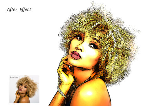 Pop Art-style Cartoons - Photoshop Action - Image 2