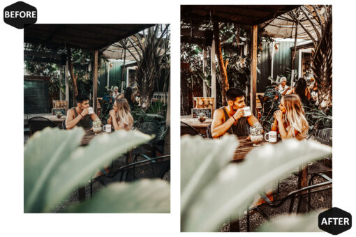 10 Mobile Lightroom Presets, Amber Mobile Preset, Warm filter - Image 7