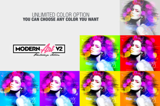 Modern Art Photoshop Action V2 - Image 4