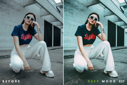 Deep Mood - Desktop & Mobile Lightroom Presets - Image 6